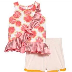 Burt’s Bees Baby Grapefruit Tank & Shorts Set